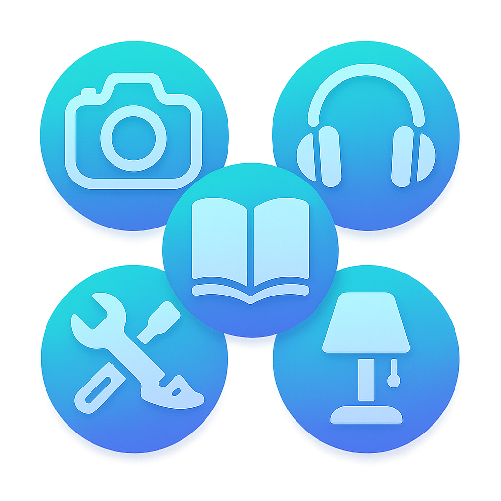 Szeroki asortyment produktów icon